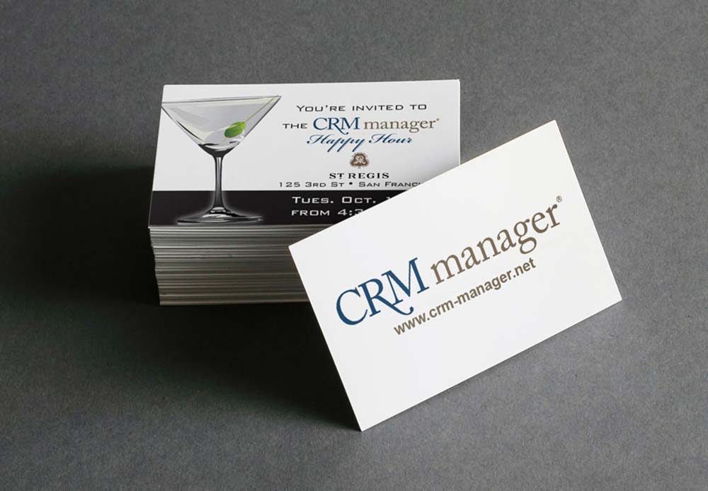 CRM Manager business card