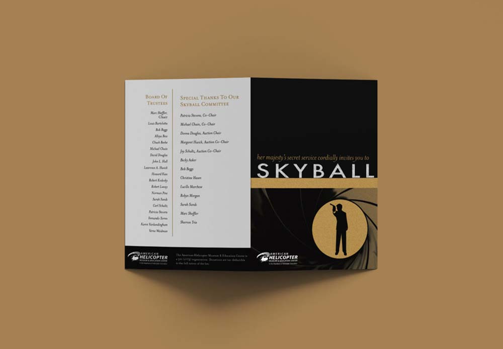 Skyball invitation outside